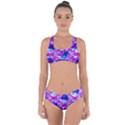 Cut Glass Beads Criss Cross Bikini Set View1