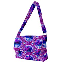 Cut Glass Beads Full Print Messenger Bag by essentialimage