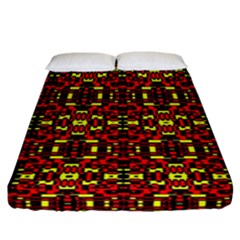 Rby 62 Fitted Sheet (california King Size) by ArtworkByPatrick