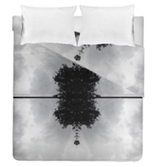 Cloud Island With A Horizon So Clear Duvet Cover Double Side (queen Size) by pepitasart