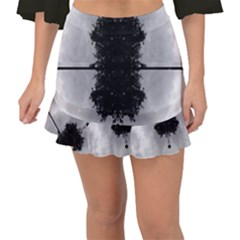 Cloud Island With A Horizon So Clear Fishtail Mini Chiffon Skirt by pepitasart