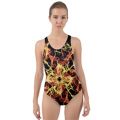 Ablaze Cut-out Back One Piece Swimsuit by litana