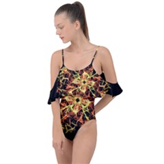 Ablaze Drape Piece Swimsuit by litana