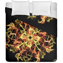 Ablaze Duvet Cover Double Side (california King Size) by litana