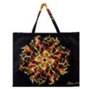 Ablaze Zipper Large Tote Bag View1