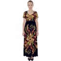 Ablaze High Waist Short Sleeve Maxi Dress View1