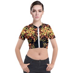 Ablaze Short Sleeve Cropped Jacket by litana