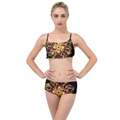 Ablaze Layered Top Bikini Set by litana