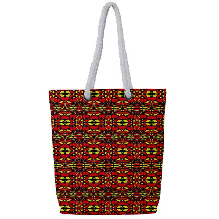 Rby 63 Full Print Rope Handle Tote (Small)