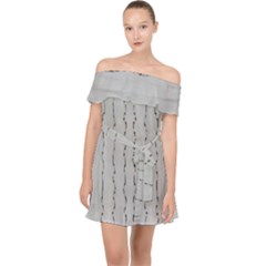 Clouds And More Clouds Off Shoulder Chiffon Dress by pepitasart