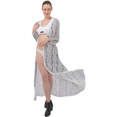 Clouds And More Clouds Maxi Chiffon Beach Wrap