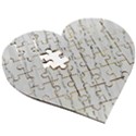 Clouds And More Clouds Wooden Puzzle Heart View3