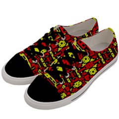 Rby 64 Men s Low Top Canvas Sneakers by ArtworkByPatrick