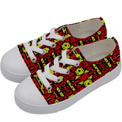 Rby 64 Kids  Low Top Canvas Sneakers by ArtworkByPatrick