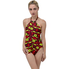 Rby 64 Go With The Flow One Piece Swimsuit by ArtworkByPatrick