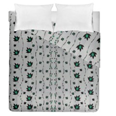 Leafs Clouds And Drawing Duvet Cover Double Side (queen Size) by pepitasart