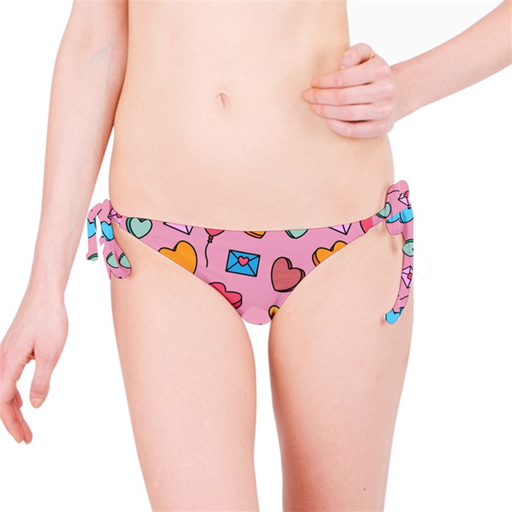 Candy Pattern Bikini Bottom