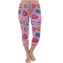 Candy Pattern Capri Winter Leggings  View1