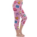 Candy Pattern Capri Winter Leggings  View3