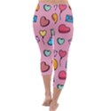 Candy Pattern Capri Winter Leggings  View4