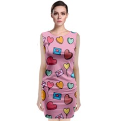 Candy Pattern Classic Sleeveless Midi Dress by Sobalvarro