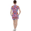 Candy Pattern Women s Tee and Shorts Set View2