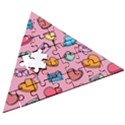 Candy Pattern Wooden Puzzle Triangle View3