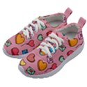 Candy Pattern Kids Athletic Shoes View2