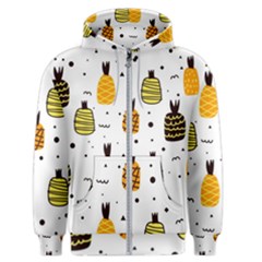 Pineapples Men s Zipper Hoodie by Sobalvarro