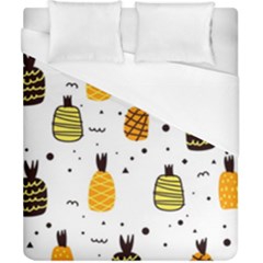 Pineapples Duvet Cover (california King Size) by Sobalvarro