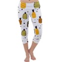 Pineapples Capri Yoga Leggings View1