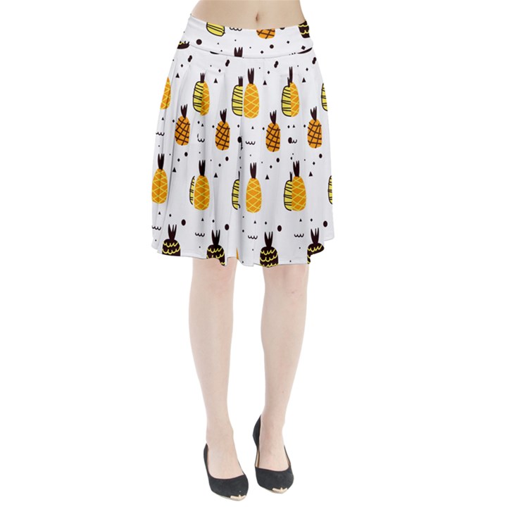 Pineapples Pleated Skirt