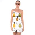 Pineapples One Soulder Bodycon Dress View1