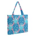 Pineapples Zipper Medium Tote Bag View2