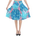 Pineapples Flared Midi Skirt View1