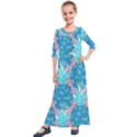 Pineapples Kids  Quarter Sleeve Maxi Dress View1