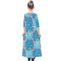 Pineapples Kids  Quarter Sleeve Maxi Dress View2