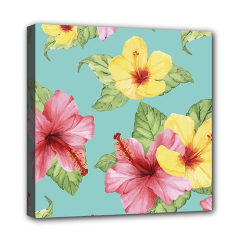 Hibiscus Mini Canvas 8  X 8  (stretched) by Sobalvarro