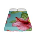 Hibiscus Fitted Sheet (Full/ Double Size) View1