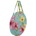 Hibiscus Giant Round Zipper Tote View3