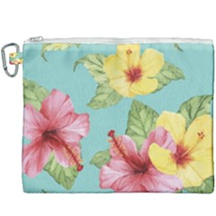 Hibiscus Canvas Cosmetic Bag (xxxl) by Sobalvarro