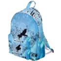 Piano With Feathers, Clef And Key Notes The Plain Backpack View1