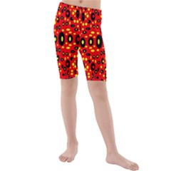 Rby 67 Kids  Mid Length Swim Shorts by ArtworkByPatrick