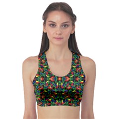 Abstract 45 Sports Bra