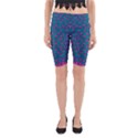 Field Of Flowers Decorative Yoga Cropped Leggings View1