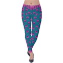 Field Of Flowers Decorative Velvet Leggings View1