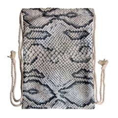 Snake Leather Drawstring Bag (large) by skindeep