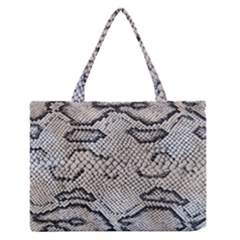 Snake Leather Zipper Medium Tote Bag by skindeep