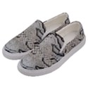 Snake Leather Men s Canvas Slip Ons View2