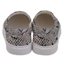 Snake Leather Men s Canvas Slip Ons View4